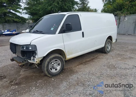 2021 Chevrolet Express Cargo Rwd 2500 Regular Wheelbase Wt z USA, uszkodzony, nr VIN 1GCWGAFPXM1149144